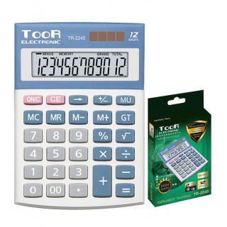 Kalkulator biurowy TOOR TR-2245 12-pozycyjny, Kalkulatory, Urządzenia i maszyny biurowe