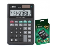 Kalkulator biurowy TOOR TR-2296T 12-pozycyjny - wodoodporny, Kalkulatory, Urządzenia i maszyny biurowe