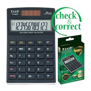 Kalkulator biurowy TOOR TR-2464C 12-pozycyjny funkcja sprawdzania, Kalkulatory, Urządzenia i maszyny biurowe