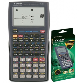 Kalkulator TOOR TR-523 graficzny naukowy, Kalkulatory, Urządzenia i maszyny biurowe