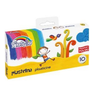 Plastelina 10 kol Fiorello, Produkty kreatywne, Artykuły szkolne