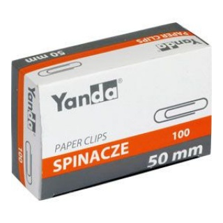 Spinacz R`50 YANDA - A`10, Spinacze, Drobne akcesoria biurowe