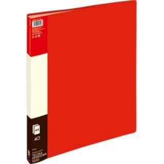 Teczka ofertowa 9004 A 40 koszulek GRAND czerwona, Teczki ofertowe, Archiwizacja dokumentów
