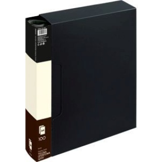 Teczka ofertowa 9010 A 100 koszulek GRAND czarna, Teczki ofertowe, Archiwizacja dokumentów
