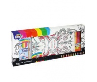Zestaw do kolorowania Fiorello GR-KR08 (książka Moments + pisaki + kredki), Produkty kreatywne, Artykuły szkolne