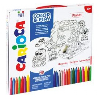 Zestaw do rysowania Carioca COLOR & PLAY 48 kol (42848), Plastyka, Artykuły szkolne