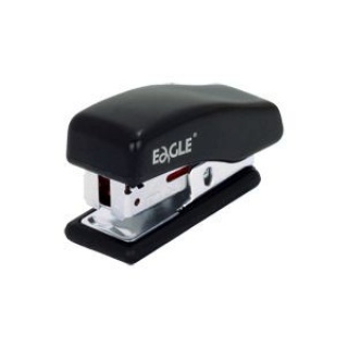 Zszywacz EAGLE 868 mini czarny 24/6 - 20 kartek, Zszywacze, Drobne akcesoria biurowe