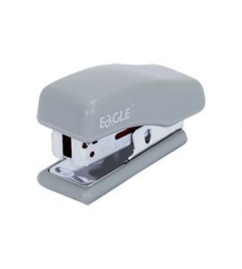 Zszywacz EAGLE 868 mini szary 24/6 - 20 kartek, Zszywacze, Drobne akcesoria biurowe