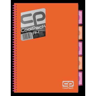Brulion A4 Cool Pack – JUMPER NEON – orange, Zeszyty, Artykuły szkolne