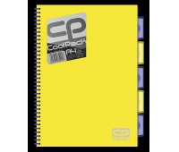 Brulion A4 Cool Pack – JUMPER NEON – yellow, Zeszyty, Artykuły szkolne
