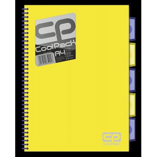 Brulion A4 Cool Pack – JUMPER NEON – yellow, Zeszyty, Artykuły szkolne