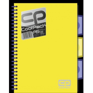 Brulion A5 Cool Pack – JUMPER NEON – yellow, Zeszyty, Artykuły szkolne