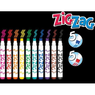 Flamastry Zig Zag 10 kol Colorino Kids, Flamastry, Artykuły do pisania i korygowania
