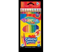 Kredki ołówkowe trójkątne 12 kol Colorino Kids new, Plastyka, Artykuły szkolne