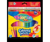 Kredki ołówkowe trójkątne 24 kol Colorino Kids new, Plastyka, Artykuły szkolne
