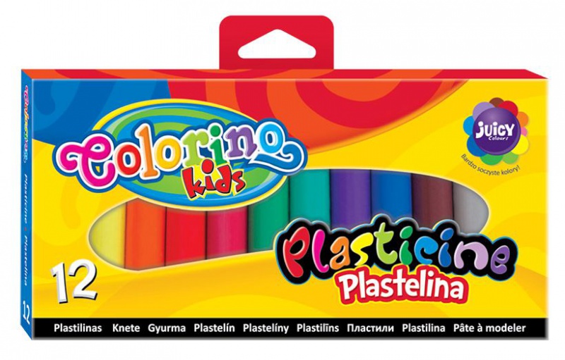 Plastelina 12 kol. Colorino Kids, Produkty kreatywne, Artykuły szkolne