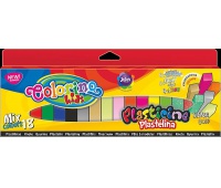 Plastelina 18 kol. kwadratowa MIX Colorino Kids new, Produkty kreatywne, Artykuły szkolne
