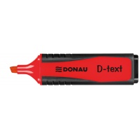 Zakreślacz fluorescencyjny DONAU D-Text, 1-5mm (linia), czerwony, Textmarkery, Artykuły do pisania i korygowania