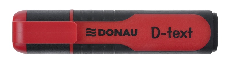 Zakreślacz fluorescencyjny DONAU D-Text, 1-5mm (linia), czerwony, Textmarkery, Artykuły do pisania i korygowania