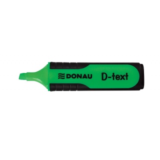 Zakreślacz fluorescencyjny DONAU D-Text, 1-5mm (linia), zielony, Textmarkery, Artykuły do pisania i korygowania
