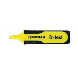 Zakreślacz fluorescencyjny DONAU D-Text, 1-5mm (linia), żółty, Textmarkery, Artykuły do pisania i korygowania