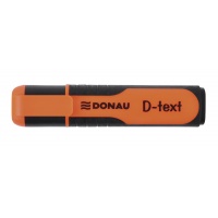 Zakreślacz fluorescencyjny DONAU D-Text, 1-5mm (linia), pomarańczowy, Textmarkery, Artykuły do pisania i korygowania