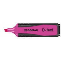 Zakreślacz fluorescencyjny DONAU D-Text, 1-5mm (linia), różowy, Textmarkery, Artykuły do pisania i korygowania