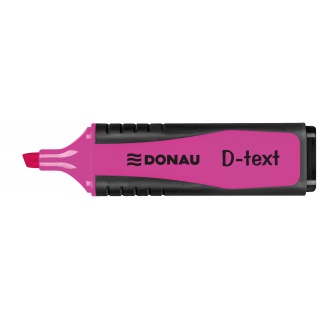 Zakreślacz fluorescencyjny DONAU D-Text, 1-5mm (linia), r&oacute;żowy, Textmarkery, Artykuły do pisania i korygowania