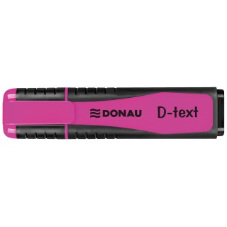 Zakreślacz fluorescencyjny DONAU D-Text, 1-5mm (linia), r&oacute;żowy, Textmarkery, Artykuły do pisania i korygowania
