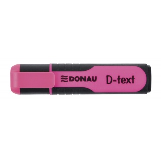 Zakreślacz fluorescencyjny DONAU D-Text, 1-5mm (linia), różowy, Textmarkery, Artykuły do pisania i korygowania