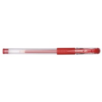 Długopis żelowy z wodoodpornym tuszem 0 5mm czerwony, Żelopisy, Artykuły do pisania i korygowania