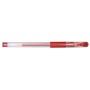 Długopis żelowy DONAU z wodoodpornym tuszem 0,5mm, czerwony