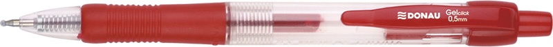 Gel Pen Retractable with waterproof ink 0. 5mm red