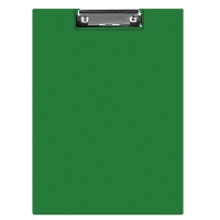 Clipboard File PP A4 with a clip green
