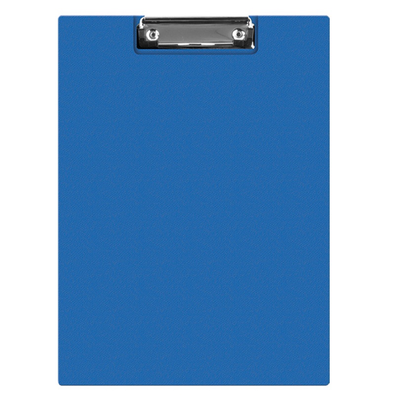 Clipboard File PP A4 with a clip blue