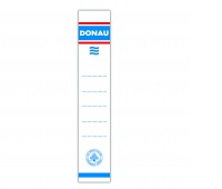 Etykiety wsuwane do segregatora DONAU, 28x153mm, dwustronne, 20szt., Etykiety opisowe, Papier i etykiety