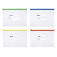 Zip Bag DONAU, PVC, A4, clear