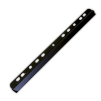 Slidebinder Clip DONAU, PVC, A4, 6mm, up to 60 sheets, multipunched, black