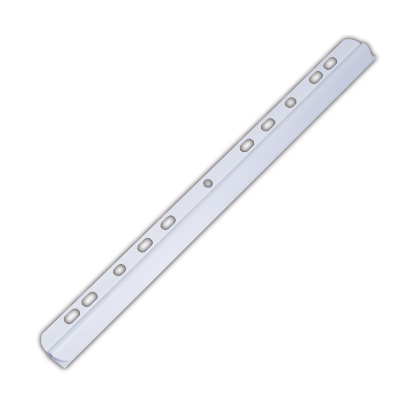 Slidebinder Clip PVC A4 6mm up to 60 sheets multipunched white