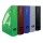 Pojemnik na dokumenty ażurowy DONAU,  polistyren,  A4,  zielony