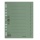 Przekładka DONAU, karton, A4, 235x300mm, 1-10, 1 karta, zielona