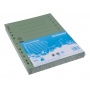 Dividers DONAU, cardboard, A4, 235x300mm, 1-10, 10 sheets, green
