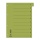Przekładki DONAU,  karton,  A4,  235x300mm,  0-9,  10 kart z perforacją,  zielone