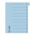 Przekładki DONAU,  karton,  A4,  235x300mm,  0-9,  10 kart z perforacją,  niebieskie