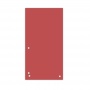 Dividers DONAU, cardboard, 1/3 A4, 235x105mm, 100pcs, red