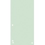 Przekładki DONAU, karton, 1/3 A4, 235x105mm, 100szt., zielone, Przekładki kartonowe, Archiwizacja dokument&oacute;w
