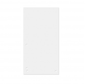 Przekładki DONAU, karton, 1/3 A4, 235x105mm, 100szt., białe, Przekładki kartonowe, Archiwizacja dokumentów