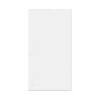 Przekładki DONAU, karton, 1/3 A4, 235x105mm, 100szt., białe, Przekładki kartonowe, Archiwizacja dokumentów
