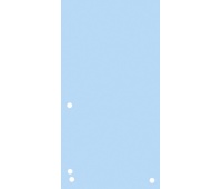Dividers DONAU, cardboard, 1/3 A4, 235x105mm, 100pcs, blue
