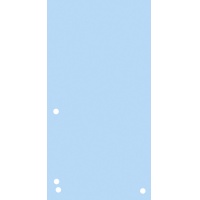 Przekładki DONAU, karton, 1/3 A4, 235x105mm, 100szt., niebieskie, Przekładki kartonowe, Archiwizacja dokument&oacute;w